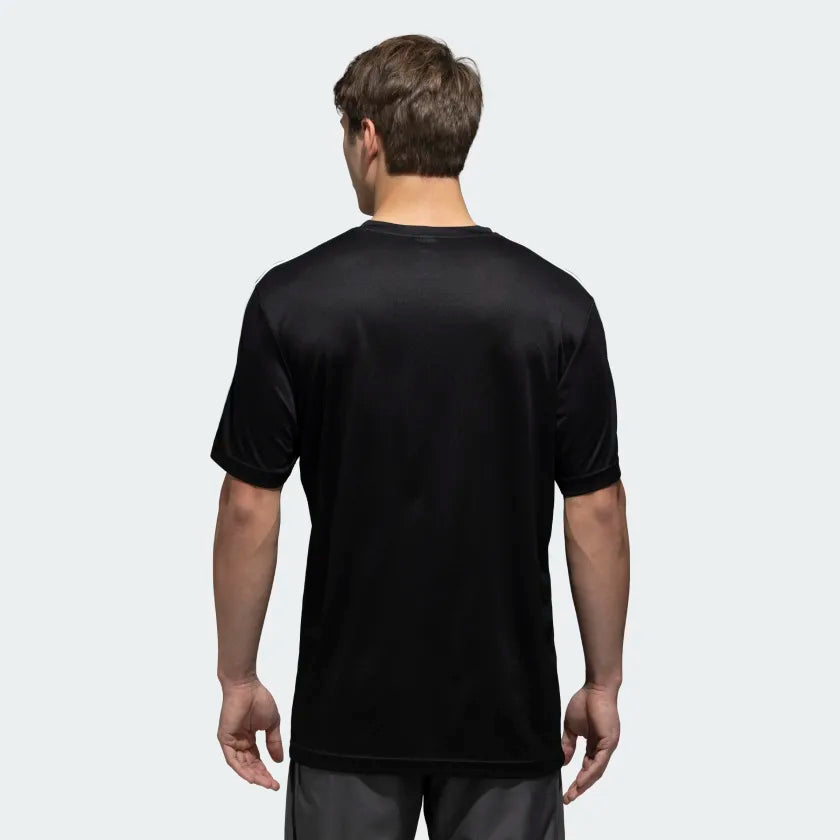 Adidas Men Sporty Round Neck 3-Stripes Training Tee on www.NeosSports.comac