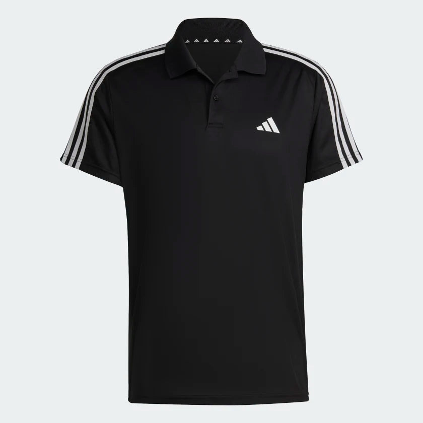 Adidas Men Train Essentials Pique 3-Stripes Training Polo Shirt on www.NeosSports.com