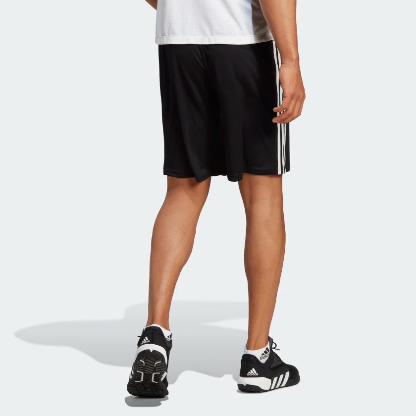 Adidas Men Train Essentials Pique 3-Stripes Training Shorts on www.NeosSports.com