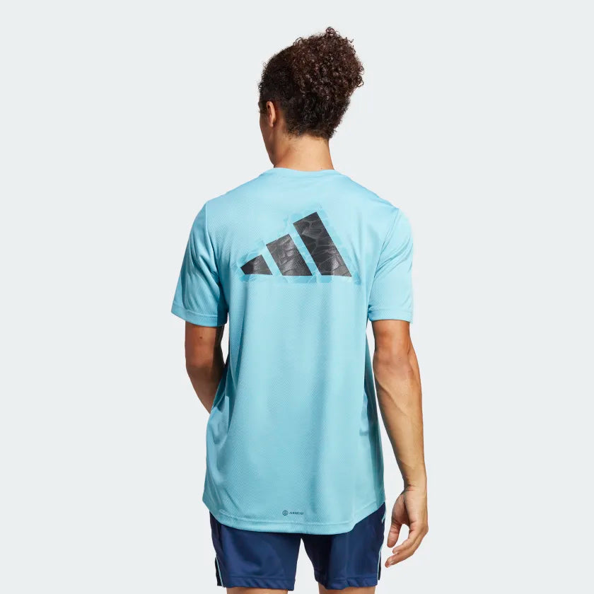 Adidas Men Workout Base Logo Training Tee on www.NeosSports.com