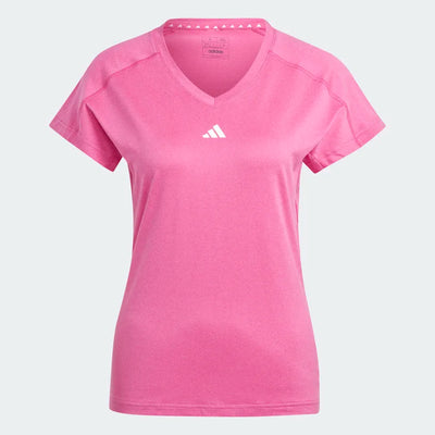 Adidas Women Aeroready Train Essentials Minimal Branding V-Neck Training Tee on www NeosSports.com