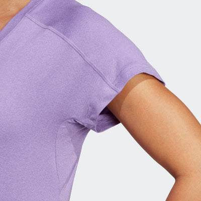 Adidas Women Aeroready Train Essentials Minimal Branding V-Neck Training Tee on www.NeosSports.com