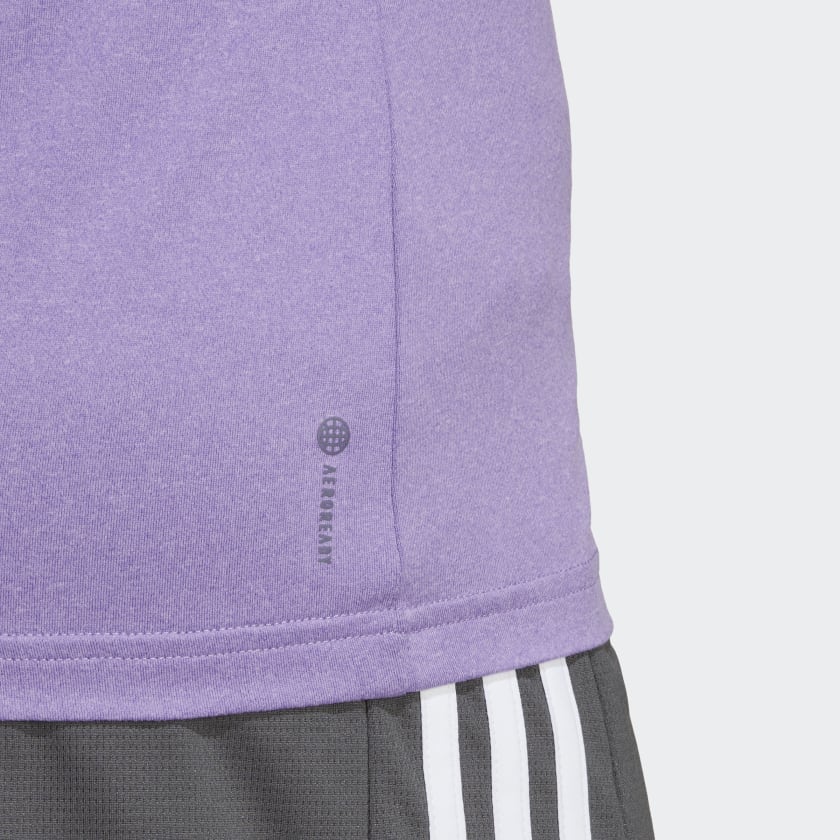 Adidas Women Aeroready Train Essentials Minimal Branding V-Neck Training Tee on www.NeosSports.com