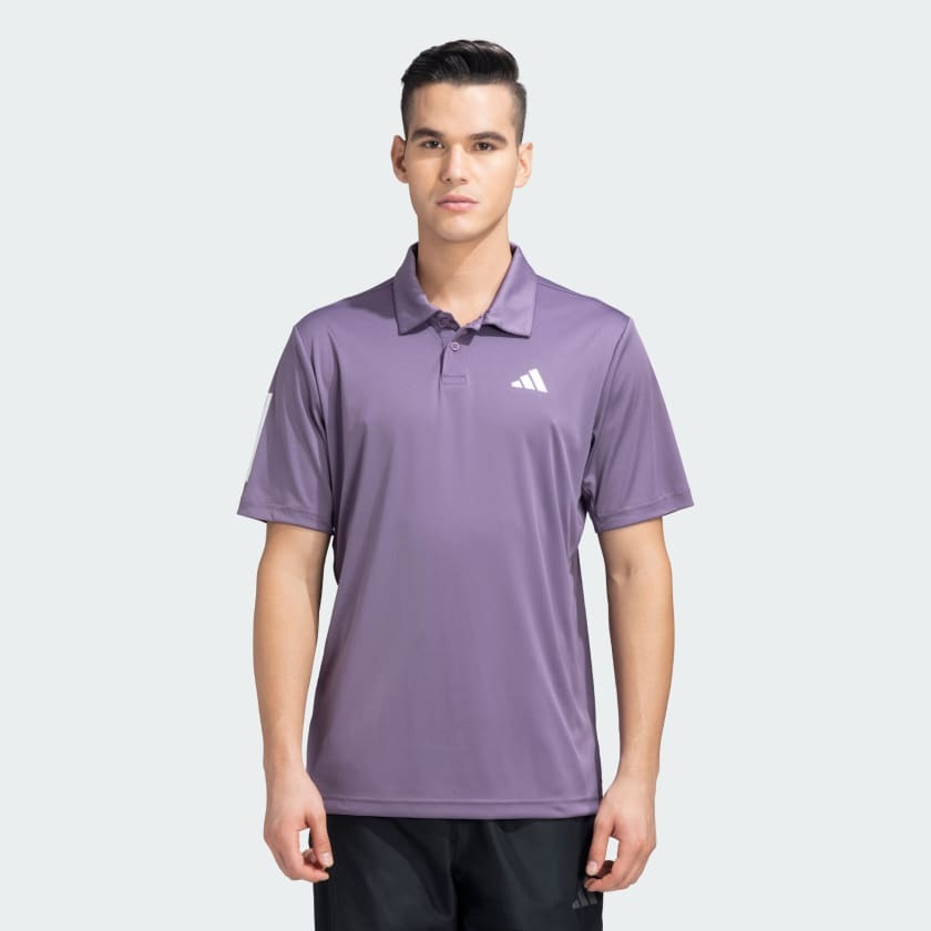 Adidas Men Club 3 Stripes Tennis Polo Tee on www.NeosSports.com