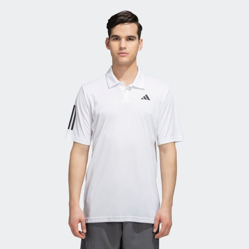 Adidas Men Club 3 Stripes Tennis Polo Tee on www.NeosSports.com