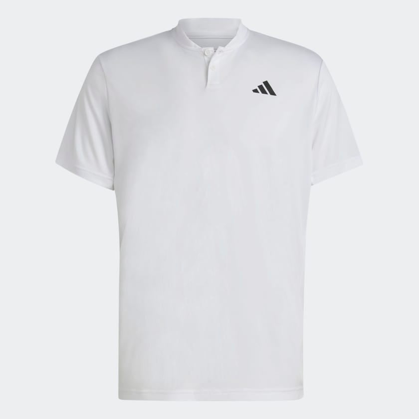 Adidas Men Club Tennis Henley Polo Shirt on www.NeosSports.com