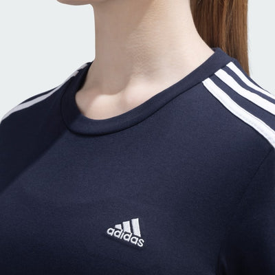 Adidas Women Essentials Slim 3 Stripes Training Tee on www.NeosSports.com