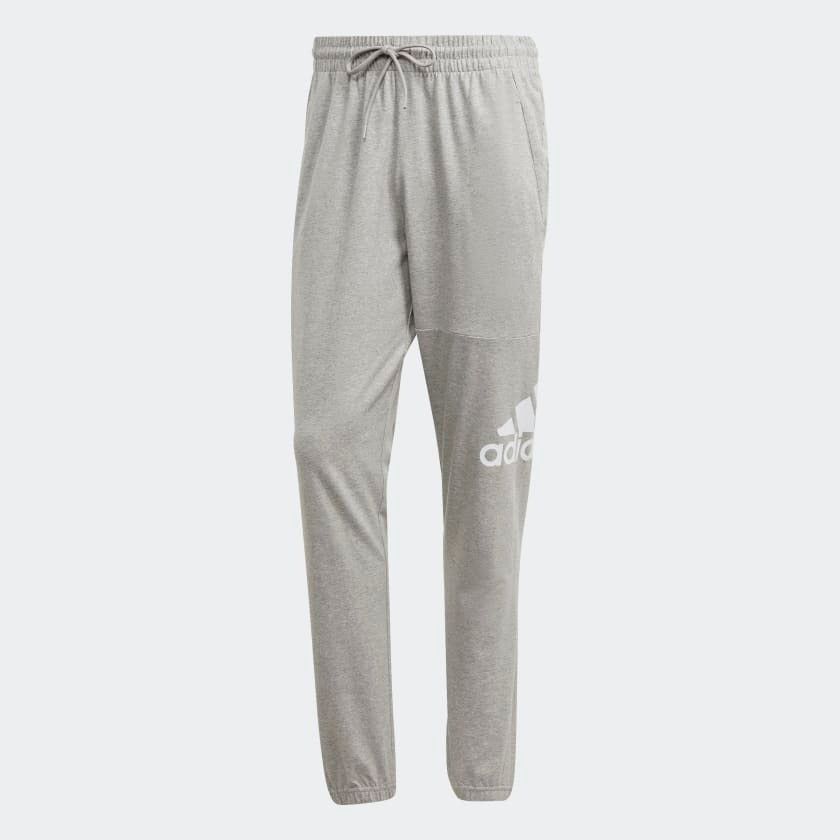 Adidas Men Essentials Single Jersey Tapered Badge of Sport Running Pants on www.NeosSports.com