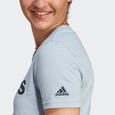 Adidas Women Essentials Slim Logo Casual Tee on www.NeosSports.com