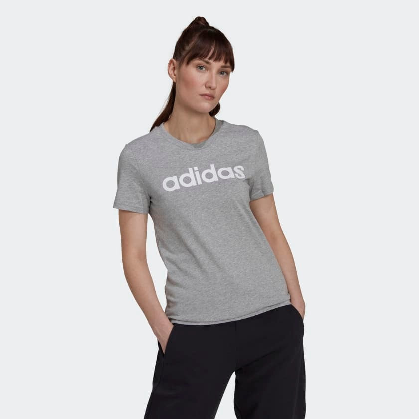 Adidas Women Essentials Slim Logo Casual T-Shirt on www.NeosSports.com