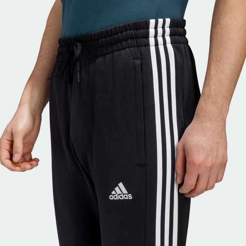 Adidas Men 3 Stripes French Terry Tapered Training Pants on www.NeosSports.com