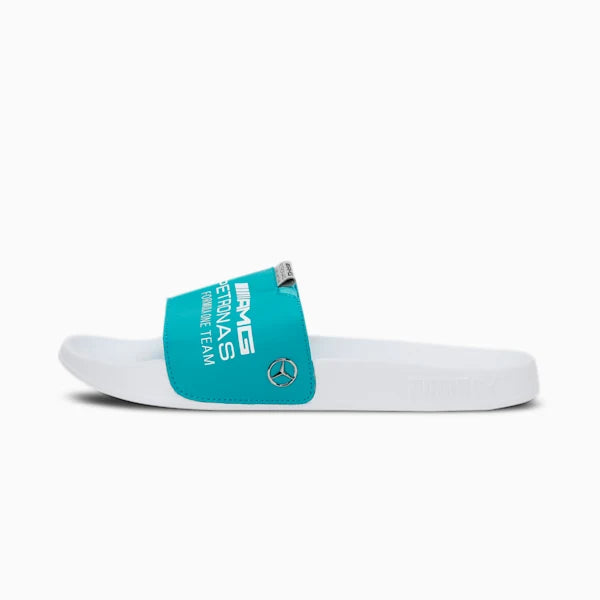 Puma Unisex Mercedes AMG Petronas F1 Leadcat 2.0 Logo Casual Slides on www.NeosSports.com