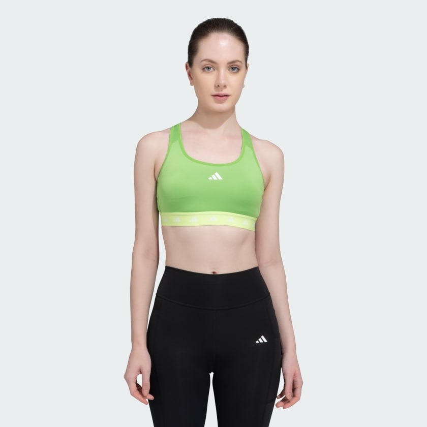 Adidas Women Powerreact Medium-Support Training Bra on www.NeosSports.com