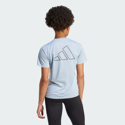 Adidas Women Run Icon 3 Bar Running Tee on www.NeosSports.com