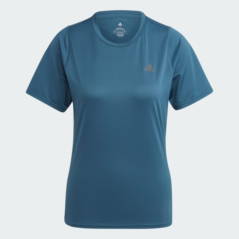 Adidas Women Run Icon 3 Bar Running Tee on www.NeosSports.com