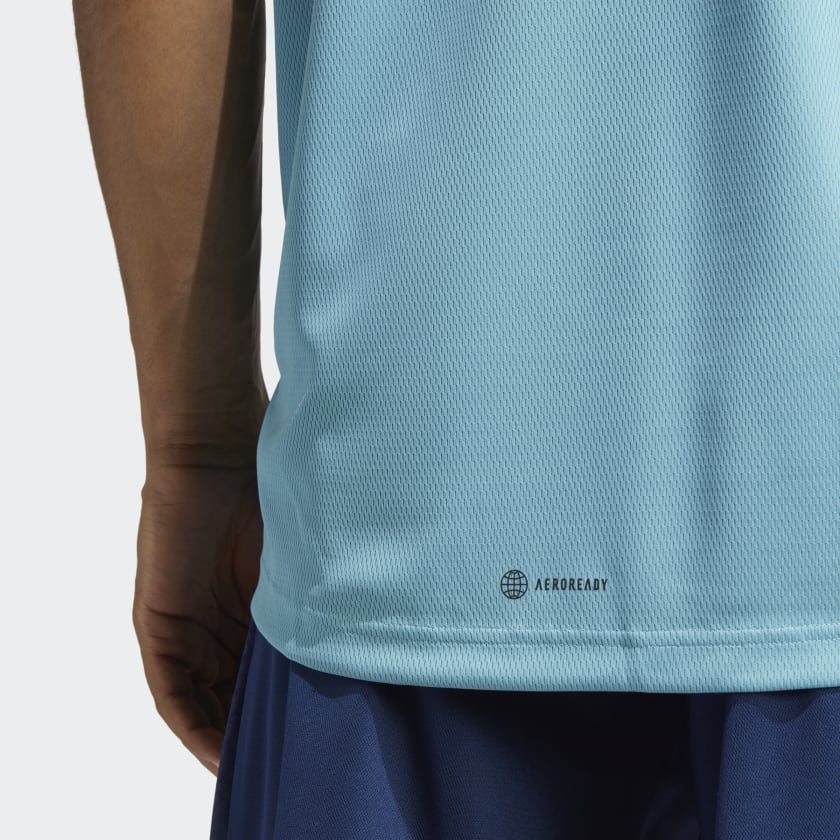 Adidas Men Workout Base Logo Training Tee on www.NeosSports.com