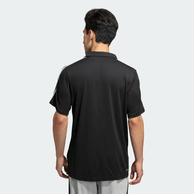 Adidas Men D2M 3-Stripes Running Polo Tee on www.NeosSports.com