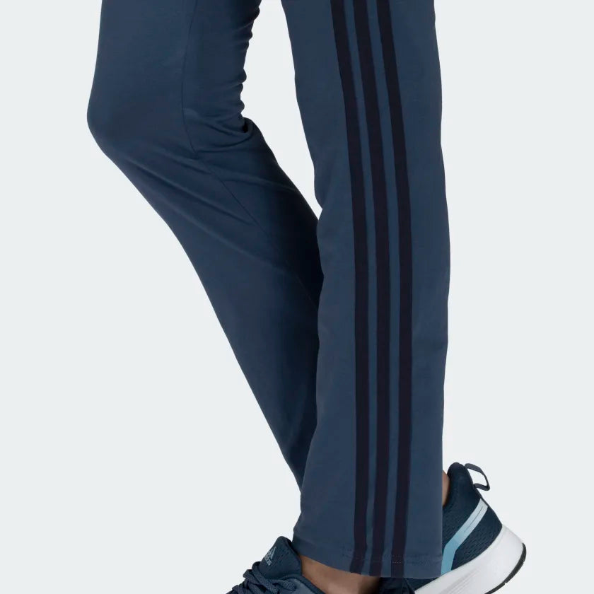 Adidas Women Black 3 Stripes Yoga Track Pants on www.NeosSports.com