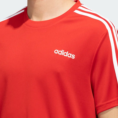 Adidas Men Sporty Round Neck 3-Stripes Training Tee on www.NeosSports.com