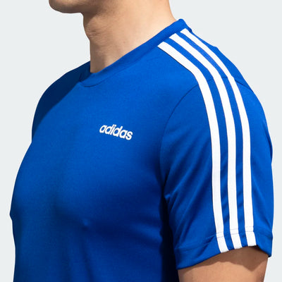 Adidas Men Sporty Round Neck 3-Stripes Training Tee on www.NeosSports.com