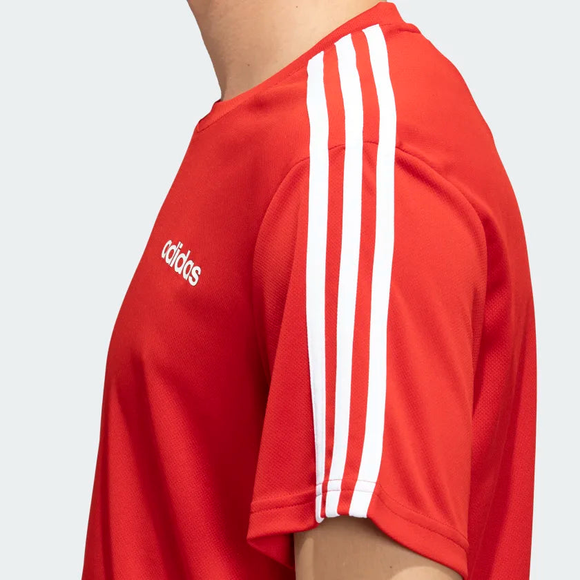 Adidas Men Sporty Round Neck 3-Stripes Training Tee on www.NeosSports.com