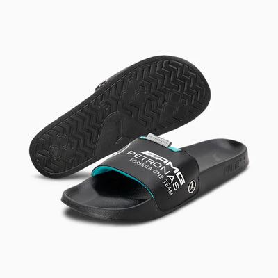 Puma Motorsport Unisex Mercedes-AMG Petronas Motorsport F1 Leadcat 2.0 Logo Motorsport Casual Slides  on wwww.NeosSports.com