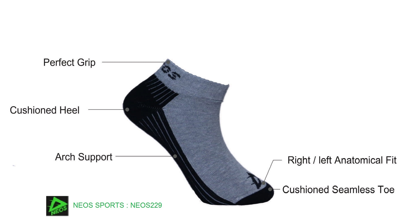 Neos Sports Men Low Cut Socks on www.NeosSports.com