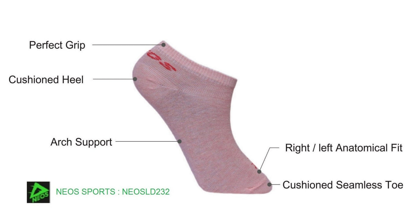 Neos Sports Women No Show Socks on www.NeosSports.com