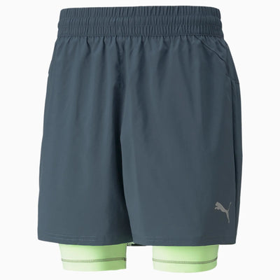 Puma Men Run 2-In-1 5" Running Shorts on www.NeosSports.com