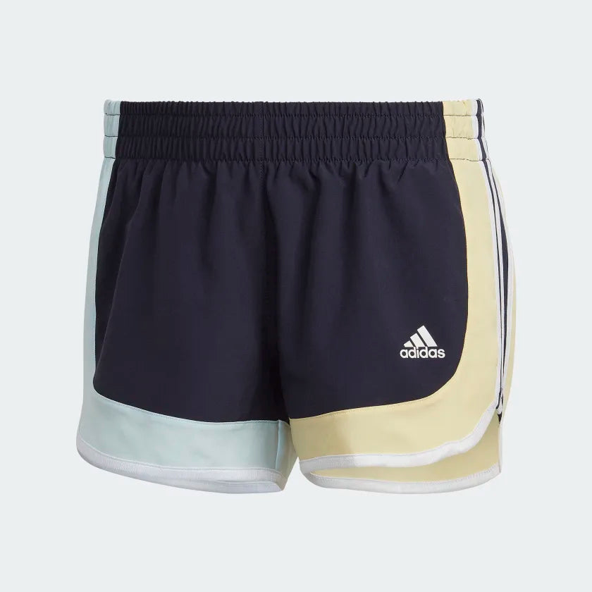 Adidas Women Marathon 20 Colourblock Running Shorts on www.NeosSports.com