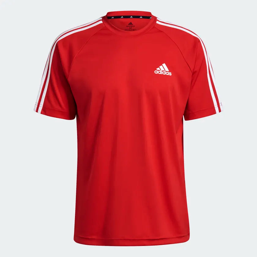 Adidas Men Aeroready Sereno 3-Stripes Football Tee on www.NeosSports.com