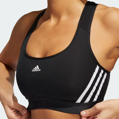 Adidas Women Powerreact Medium-Support 3-Stripes Training Bra on www.NeosSports.com